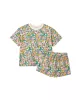 We are Jolies - Pyjama Gaufré en coton bio - Pastel Bloom