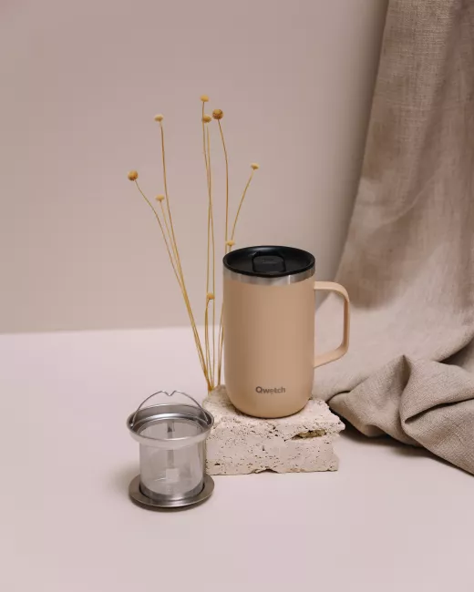 QWETCH - Mug Tisanière isotherme - 470ml