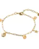 Shining Citrien Goudkleurige Armband