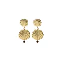 Expressive Garnet Earrings