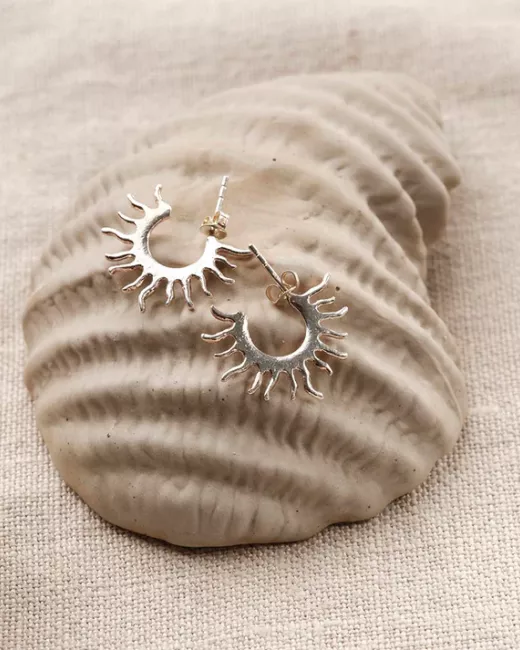 A Beautiful Story - Boucles d'oreilles Fierce plaqué argent
