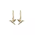 Freedom Hummingbird Citrine Earrings