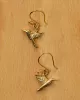 A Beautiful Story - Boucles d'oreilles Freedom Colibri Citrine Plaqué Or