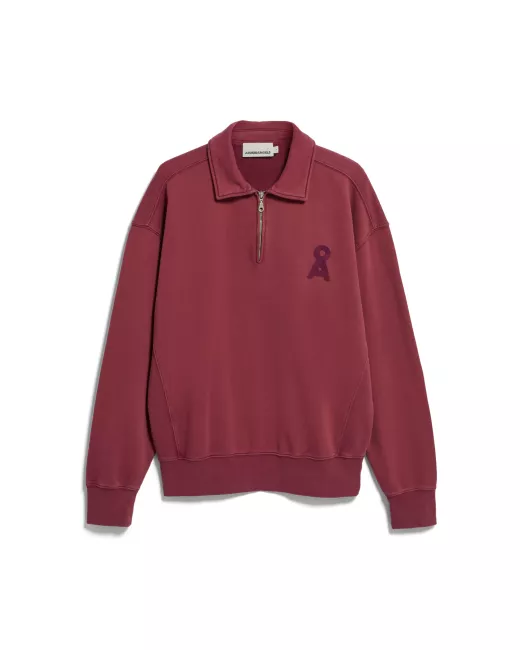 ARMEDANGELS - Sweat col camionneur en coton bio