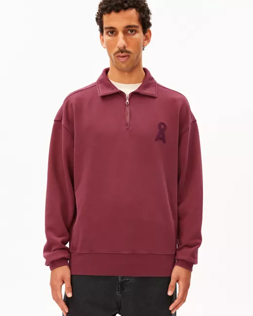 ARMEDANGELS - Sweat col camionneur en coton bio