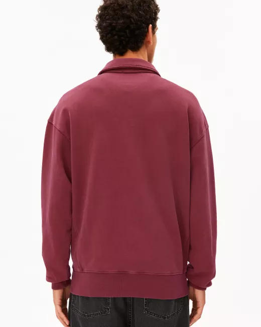 ARMEDANGELS - Sweat col camionneur en coton bio