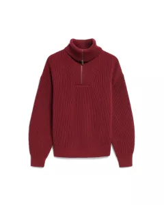 Organic cotton trucker collar sweater RONYIAAS