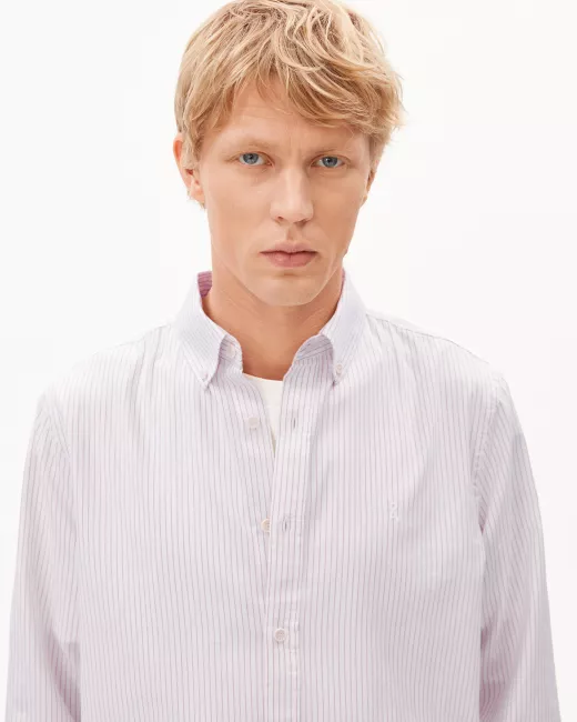 ARMEDANGELS - Chemise en coton biologique QUAASA STRIPES