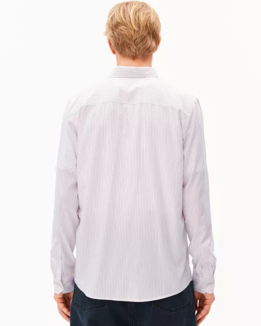 ARMEDANGELS - Chemise en coton biologique QUAASA STRIPES