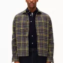 Chemise en coton bio à carreaux