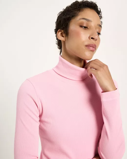 LANIUS - Pull à col roulé en coton biologique