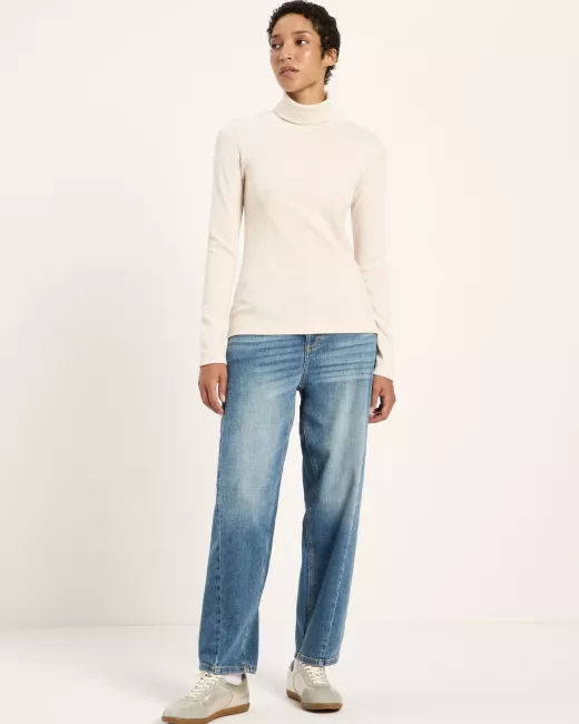 LANIUS - Pull à col roulé en coton biologique