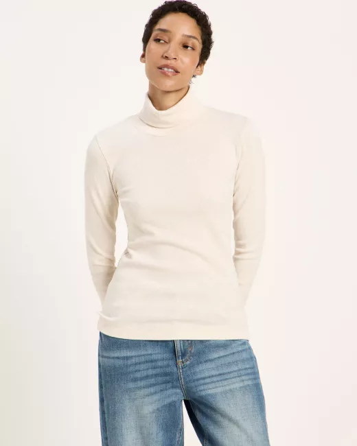 LANIUS - Pull à col roulé en coton biologique