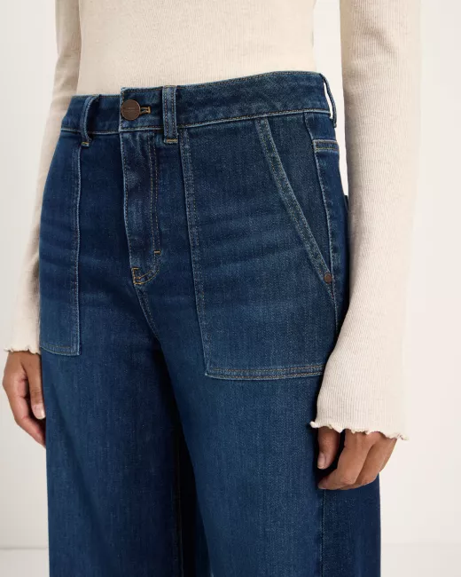 Marlene High-Waist Jeans in Candiani Denim
