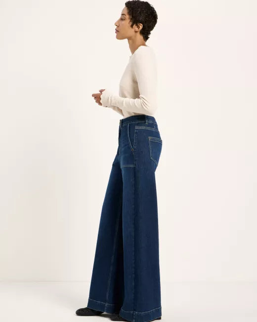 Marlene High-Waist Jeans in Candiani Denim