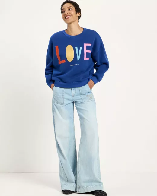 Sweatshirt of organic cotton