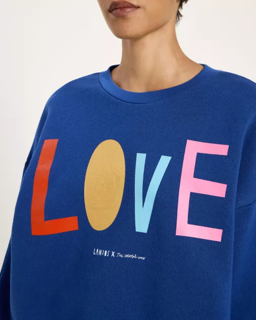 Sweatshirt of organic cotton