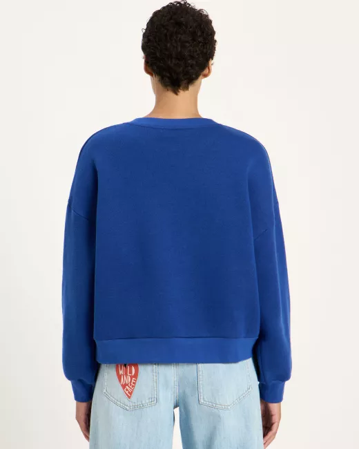 Sweatshirt of organic cotton