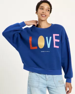 Sweatshirt of organic cotton