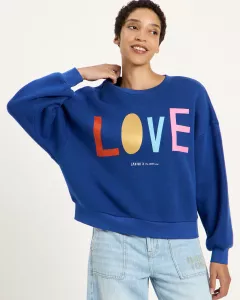 Sweatshirt of organic cotton