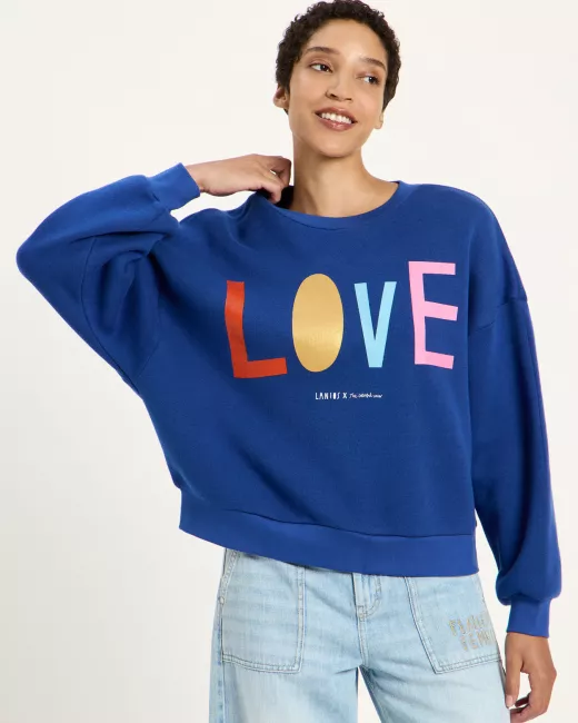 Sweatshirt of organic cotton