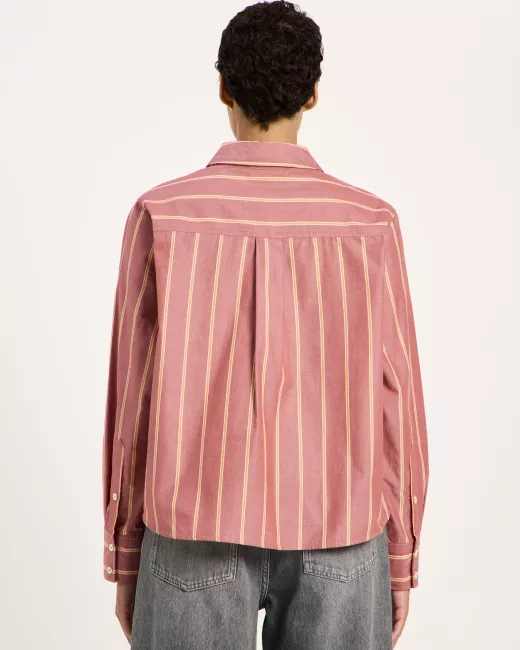 LANIUS - Chemise lignée en coton biologique