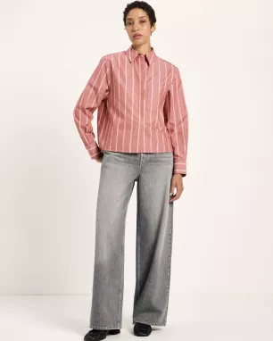 LANIUS - Chemise lignée en coton biologique