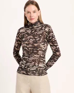 LANIUS - Pull à col roulé en TENCEL™