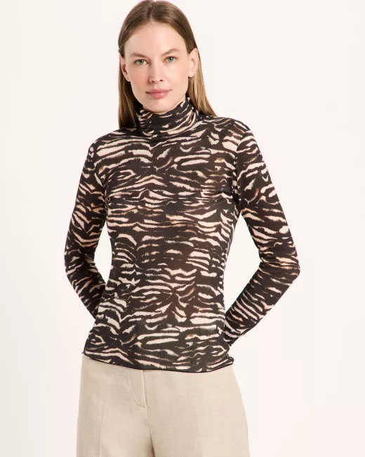 LANIUS - Pull à col roulé en TENCEL™