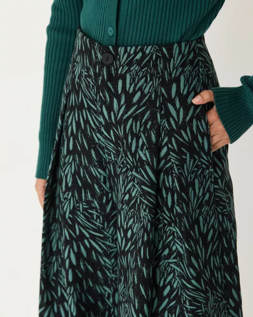 High-waisted palazzo trousers BASABE