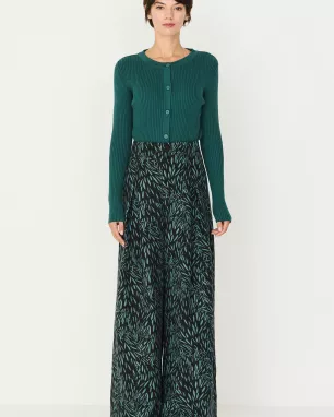 Palazzo broek met hoge taille BASABE