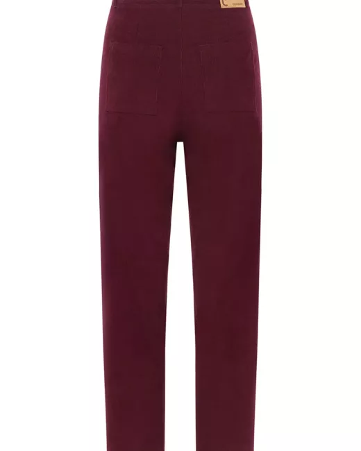 Tranquillo - Pantalon en velours côtelé fin de coton biologique