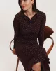 Jurk in wrap look