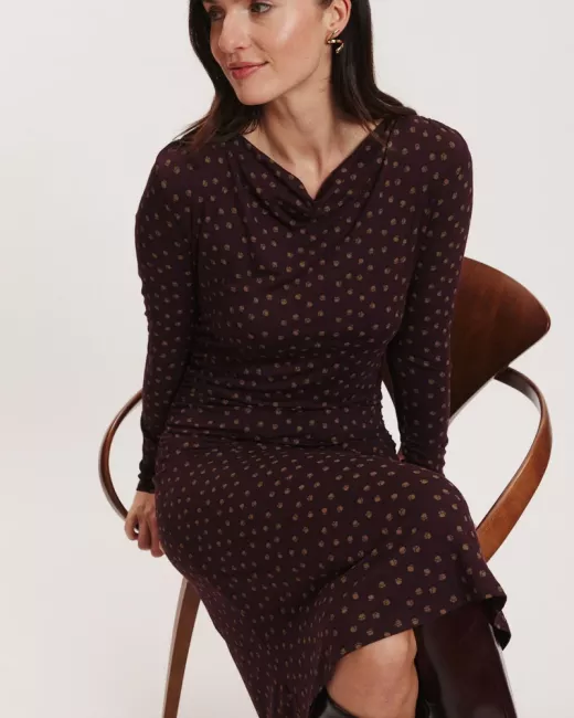 Jurk in wrap look