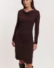 Jurk in wrap look
