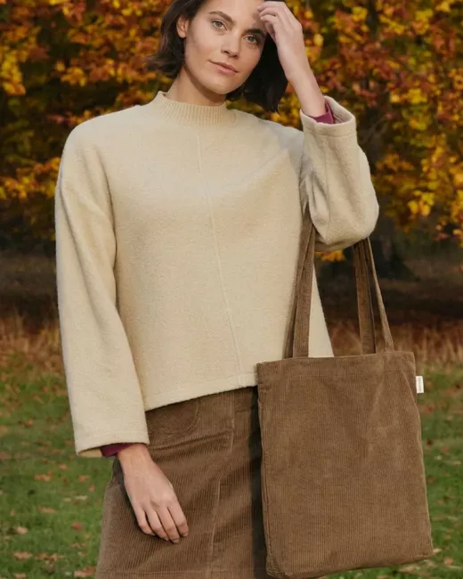 Crossbody bag of organic cotton