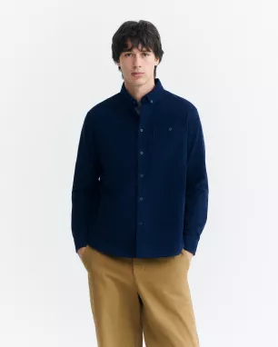 THINKING MU - Chemise en micro velours ANTO