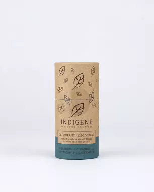 Indigène - Déodorant solide Géranium & Citronnelle