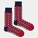 Chaussettes colorées avec motif - Retro Checks
