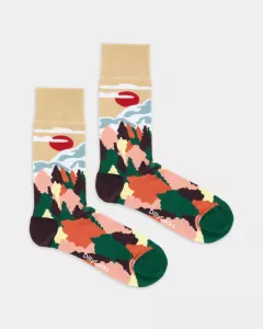 Colourful patterned socks - Pumpkin Patch