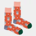 Colourful patterned socks - Carrot Bunny