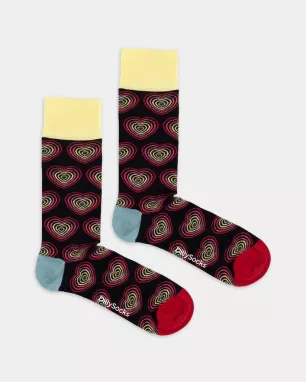 Kleurrijke sokken met motief - Love Flowers