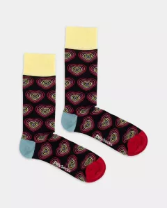 Kleurrijke sokken met motief - Love Flowers