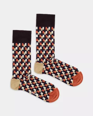 DillySocks - Chaussettes colorées avec motif Desert Mosaic