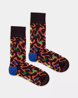 DillySocks - Chaussettes colorées avec motif Cosmic Camo