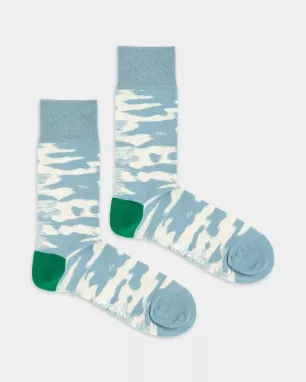 DillySocks - Chaussettes colorées avec motif Fluffy Skies 