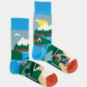 Kleurrijke sokken met motief - Mountain Escape