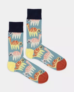 Colourful patterned socks - Mountain Escape