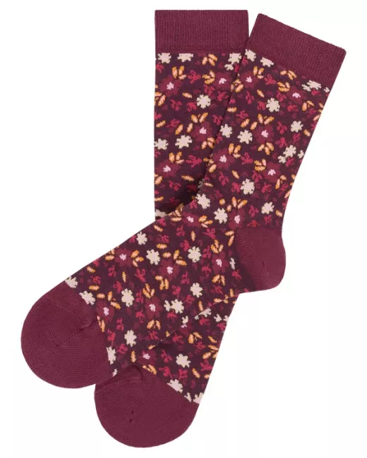 TRANQUILLO - Chaussettes Bloomyy en coton bio à motif 