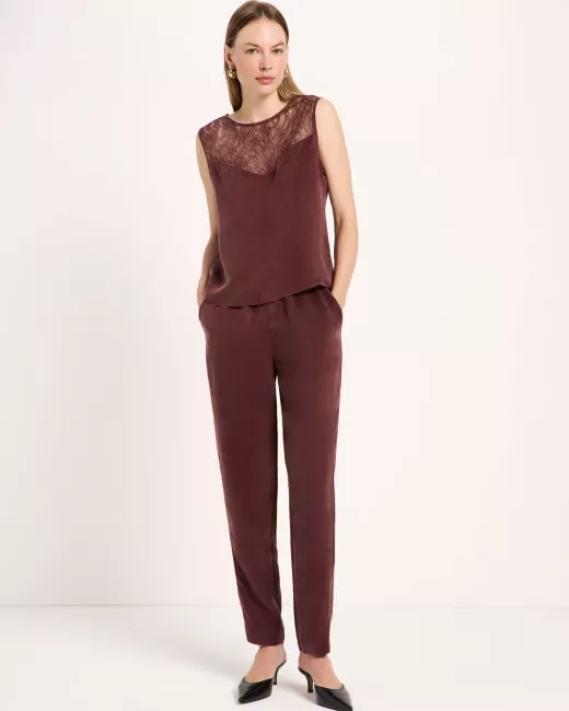 Wijde broek in TENCEL™